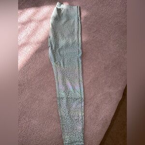 Til You Collapse Holographic Leopard Leggings